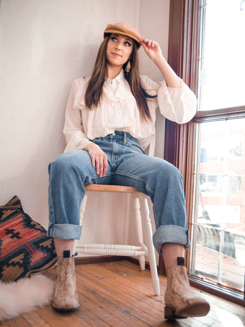 Aurora Cowhide Ankle Boots - Stiefeld Boots Canada