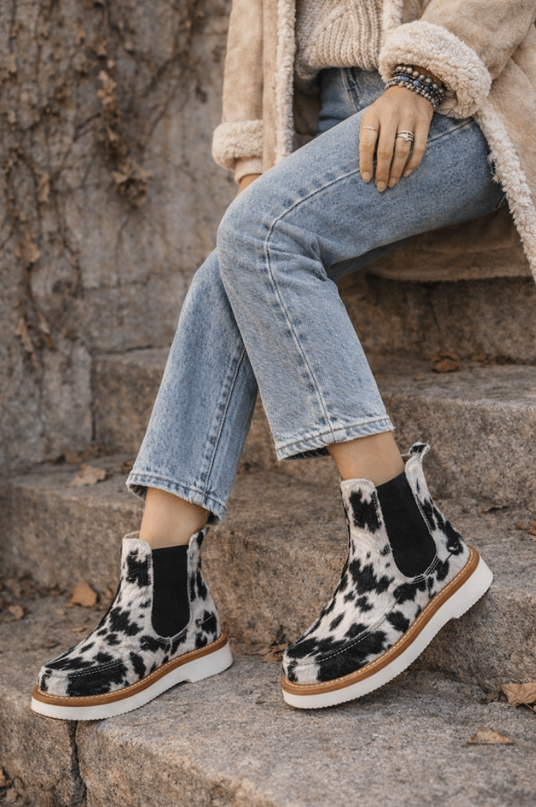Dustin Moc Toe Cowhide Boots - Stiefeld Boots Canada