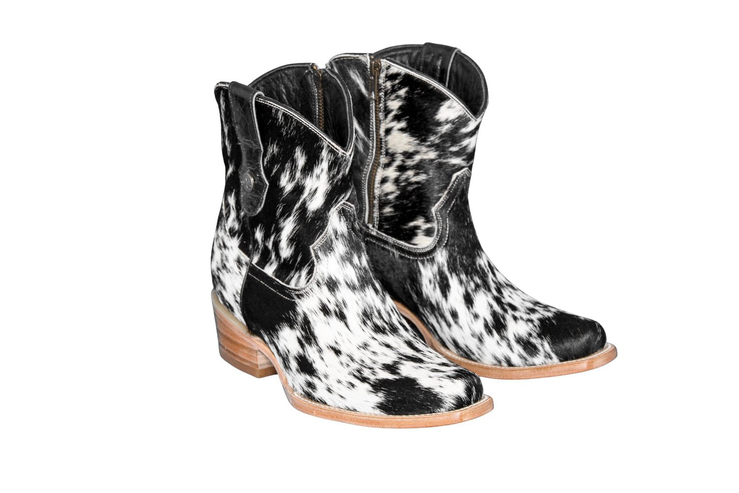 Loretta Cowhide Short Boots - Stiefeld Boots Canada